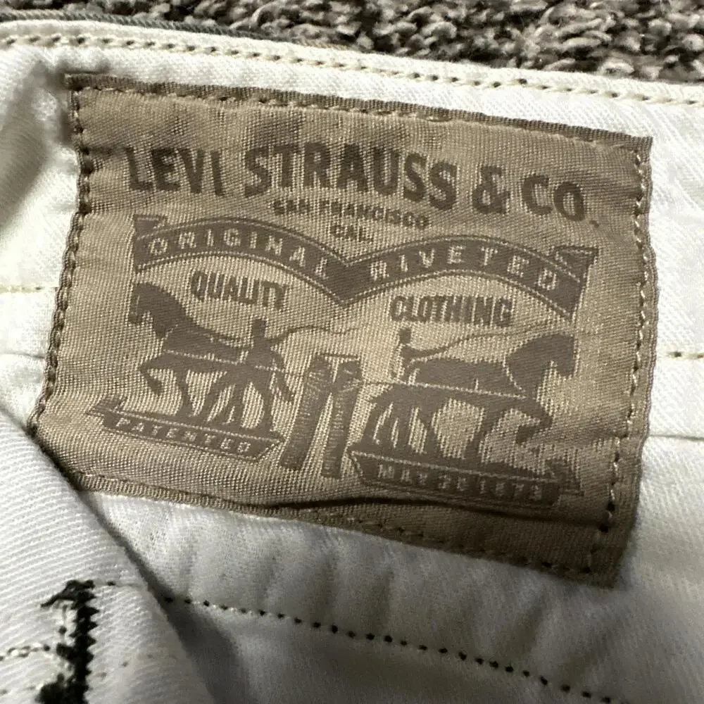 Vintage Levi's Strauss Cargo Shorts Men 32 Camouflage Brown Green‎ 33x10
